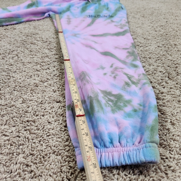Women's Von Dutch Pink and Green Tie-Dye Hoodie and Sweats Set. Size Large. - Picture 16 of 16